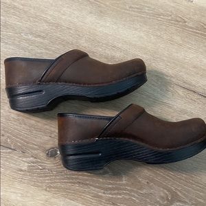 Dansko brown clogs size 37
